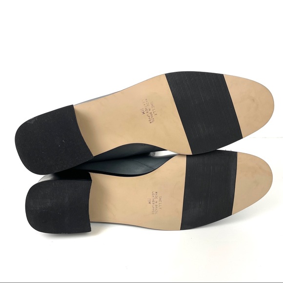 Markon Gray Leather Shelly Mid Calf Boots with Block Heels Size 11 - Picture 10 of 13